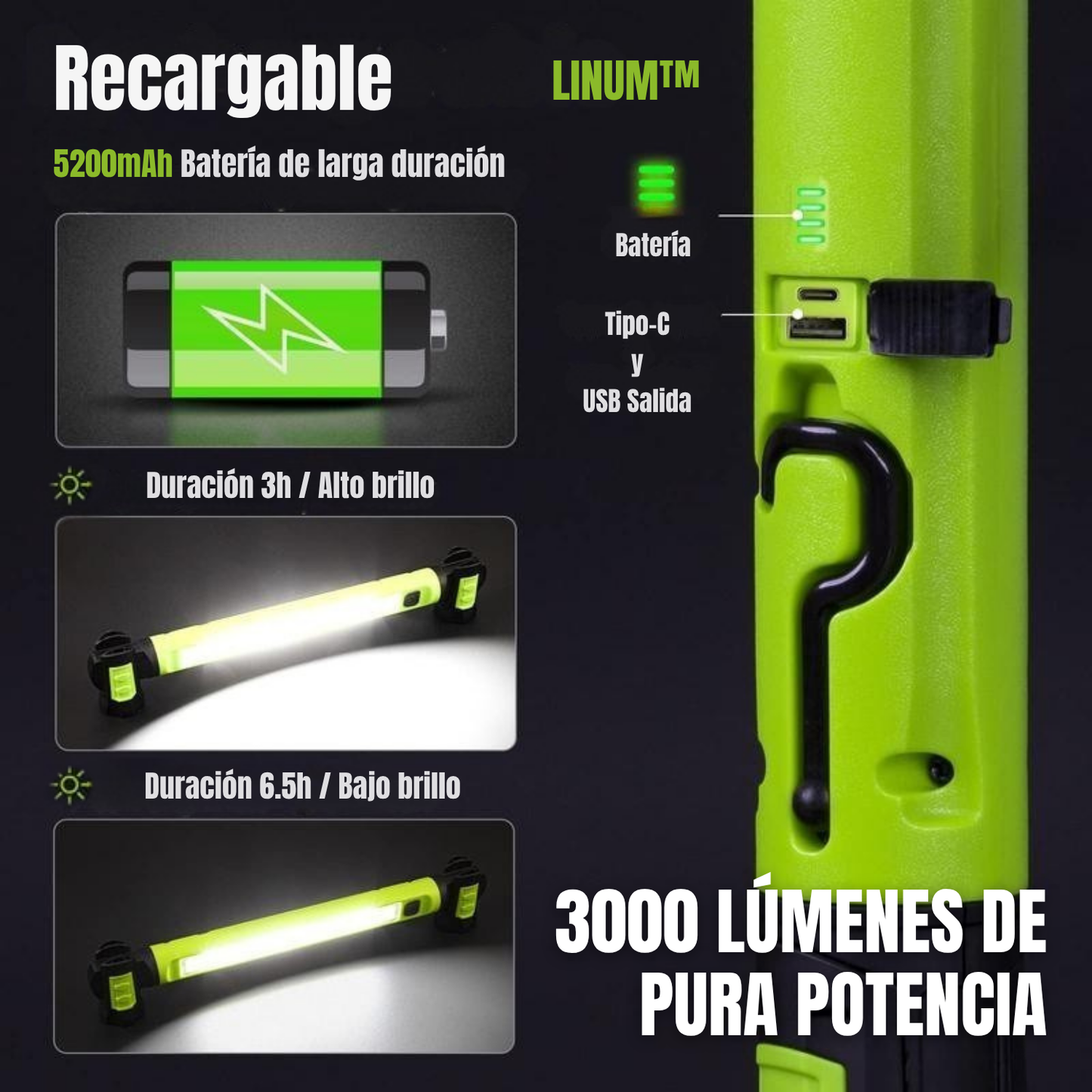 LINUM™ | 3000 LÚMENES